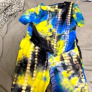 Tie Dye two piece pant set